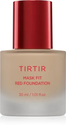 TIRTIR Mask Fit Red Foundation - Осветляющий жидкий тональный крем с увлажняющим действием, 30 мл, оттенок 21W Natural Ivory