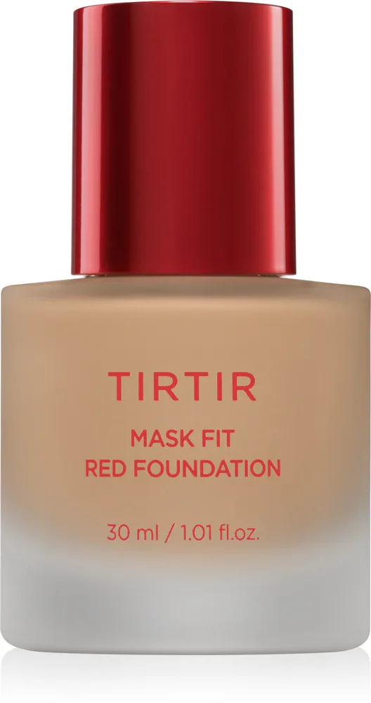 TIRTIR Mask Fit Red Foundation - Осветляющий жидкий тональный крем с увлажняющим действием, 30 мл, оттенок 24N Latte