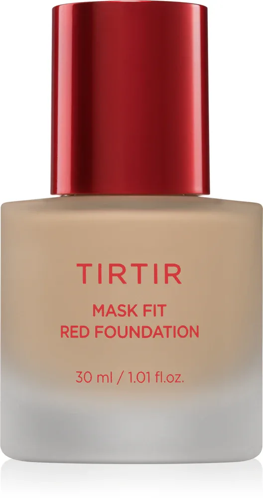 TIRTIR Mask Fit Red Foundation - Осветляющий жидкий тональный крем с увлажняющим действием, 30 мл, оттенок 24W Soft Beige