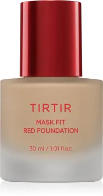 TIRTIR Mask Fit Red Foundation - Осветляющий жидкий тональный крем с увлажняющим действием, 30 мл, оттенок 24W Soft Beige