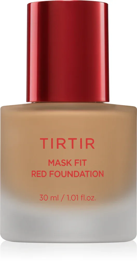 TIRTIR Mask Fit Red Foundation - Осветляющий жидкий тональный крем с увлажняющим действием, 30 мл, оттенок 27N Camel