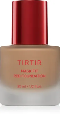 TIRTIR Mask Fit Red Foundation - Осветляющий жидкий тональный крем с увлажняющим действием, 30 мл, оттенок 30N Rich Honey