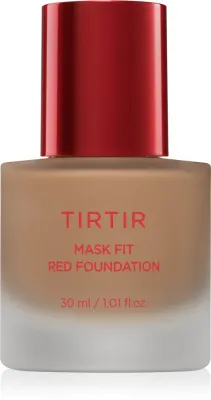 TIRTIR Mask Fit Red Foundation - Осветляющий жидкий тональный крем с увлажняющим действием, 30 мл, оттенок 33C Hazel
