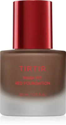 TIRTIR Mask Fit Red Foundation - Осветляющий жидкий тональный крем с увлажняющим действием, 30 мл, оттенок 43N Deep Cocoa