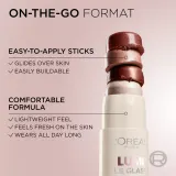 L’Oréal Paris Lumi Stick Glow - Кремовый осветляющий стик, 6.5 г, оттенок 635 Golden Couture — фото 4