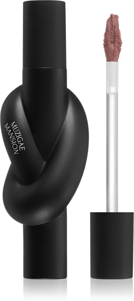 MUZIGAE MANSION Tie Up Cover Tint - Легкая матовая жидкая помада, 6 г, оттенок 06 Coldish Mauve