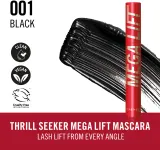 Rimmel Thrill Seeker Mega Lift - Тушь для увеличения объема ресниц, 10 мл, оттенок 001 Black — фото 3