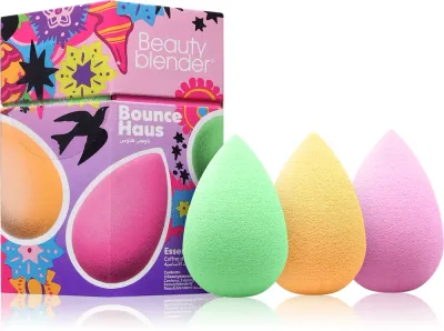 beautyblender® Bouncehouse Blending Trio - Набор спонжей для макияжа beautyblender Bouncehouse Blending Trio для жидких и кремовых текстур, 3 шт, 3 шт
