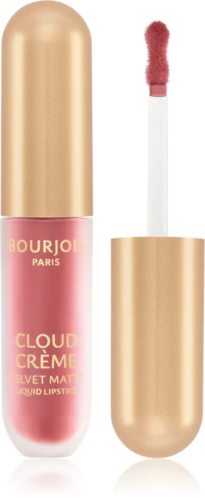 Bourjois Cloud Crème Velvet Matte - Матовая жидкая помада с интенсивным матовым эффектом, 3.1 мл, оттенок 02 Cafe Creme