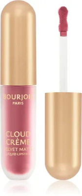 Bourjois Cloud Crème Velvet Matte - Матовая жидкая помада с интенсивным матовым эффектом, 3.1 мл, оттенок 05 Flirty Rose