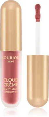 Bourjois Cloud Crème Velvet Matte - Матовая жидкая помада с интенсивным матовым эффектом, 3.1 мл, оттенок 04 I Love Mocha