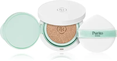 BB кушон Purito Wonder Releaf Centella BB Cushion тонирующий, с центеллой азиатской, 15 г, оттенок 13 Neutral Ivory