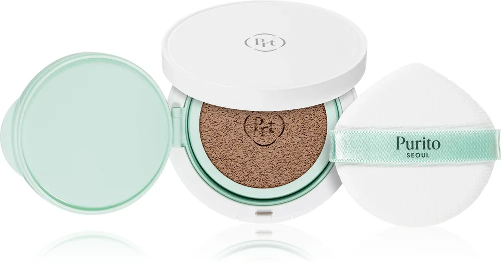 BB кушон Purito Wonder Releaf Centella BB Cushion тонирующий, с центеллой азиатской, 15 г, оттенок 23 Natural Beige