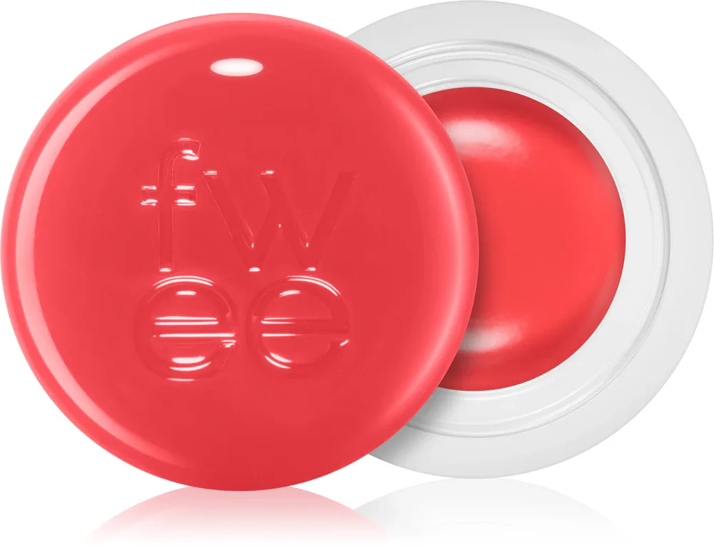 fwee Lip&Cheek Blurry Pudding Pot - Тонирующий бальзам для губ и щек, 5 г, оттенок RD01 D-Day (Reddish Moment)