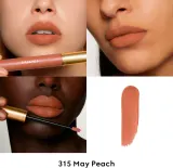 Gucci Gucci Beauty Rouge à Lèvres Matte Lipstick - Матовая жидкая помадка, 6.5 мл, оттенок 315 May Peach — фото 3