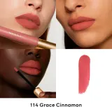 Gucci Gucci Beauty Rouge à Lèvres Matte Lipstick - Матовая жидкая помадка, 6.5 мл, оттенок 114 Grace Cinnamon — фото 3
