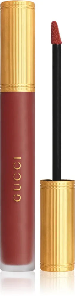 Gucci Gucci Beauty Rouge à Lèvres Matte Lipstick - Матовая жидкая помадка, 6.5 мл, оттенок 521 Nellie Cherry