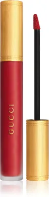 Gucci Gucci Beauty Rouge à Lèvres Matte Lipstick - Матовая жидкая помадка, 6.5 мл, оттенок 25* Goldie Red