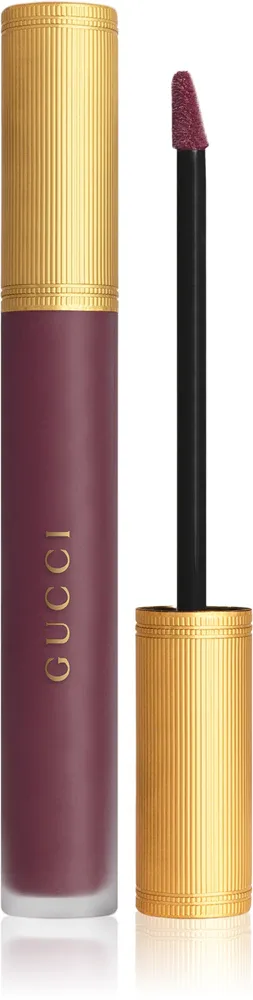 Gucci Gucci Beauty Rouge à Lèvres Matte Lipstick - Матовая жидкая помадка, 6.5 мл, оттенок 607 Vanessa Violet