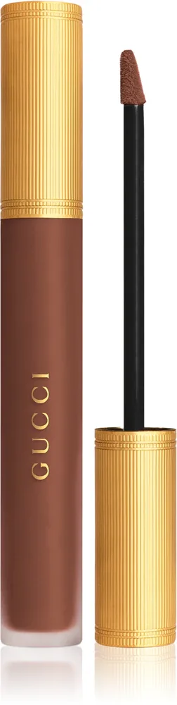 Gucci Gucci Beauty Rouge à Lèvres Matte Lipstick - Матовая жидкая помадка, 6.5 мл, оттенок 124 Emily Brown