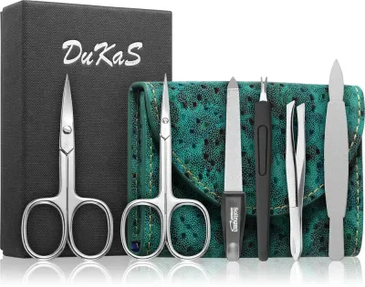 DuKaS Premium Line Solingen 213 - Набор для маникюра + футляр, 6 шт