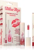 Набор для макияжа губ Killer Lips Pucker Up Lip Kit карандаш и блеск, стойкий, оттенок Valentine — фото 1