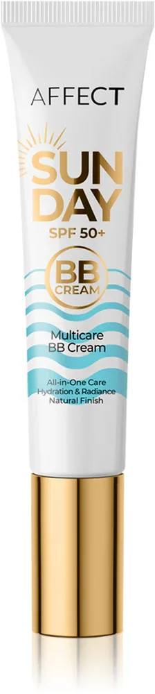 Affect SunDay - Увлажняющий крем BB SPF 50+, 30 мл, оттенок Medium