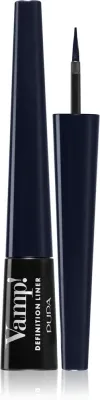 Подводка для глаз PUPA Milano Vamp! стойкая к стиранию, насыщенный цвет, оттенок 300 - Deep Blue