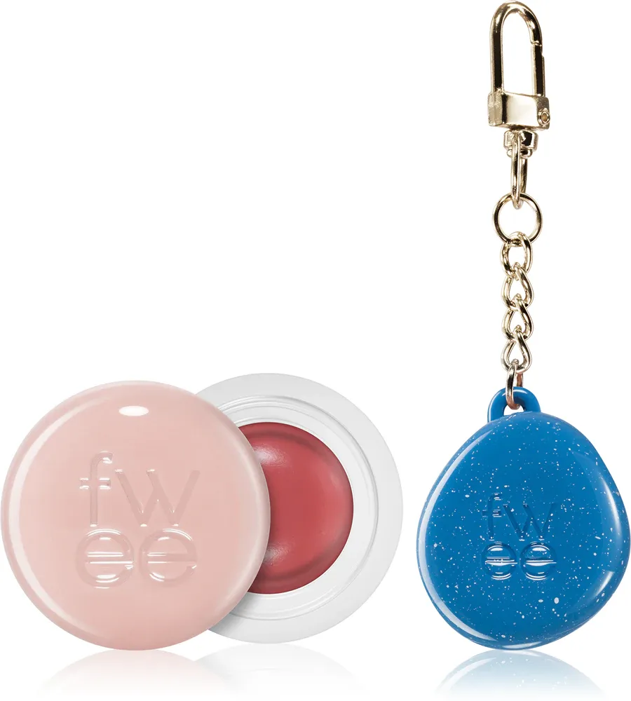 fwee Lip&Cheek Blurry Pudding Pot - Тонирующий бальзам для губ и щек + футляр, 5 г, оттенок ND04 My (Just me Moment)