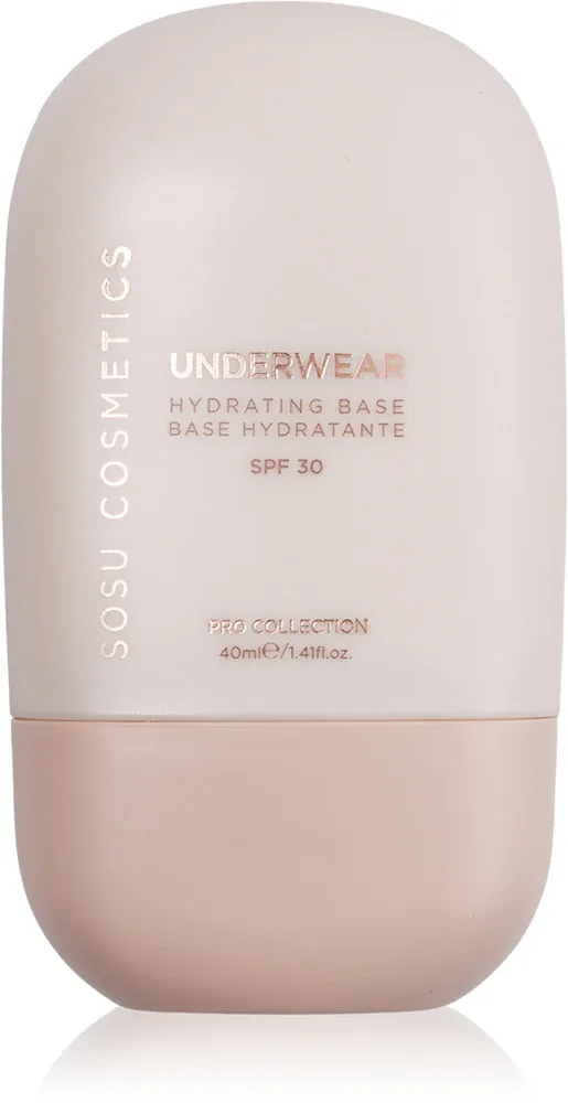 База под макияж SOSU Cosmetics Underwear Hydrating Base тонирующая, с SPF и витамином E, 40 мл, оттенок SPF 30