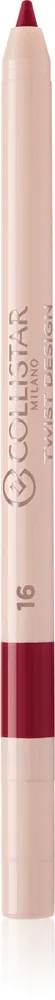 Collistar Twist Design Lip Pencil - Кремовый карандаш для глаз, 0.4 г, оттенок 16 - Rubino