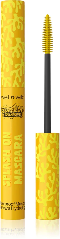 Wet n Wild SpongeBob SquarePants Splash On Waterproof Mascara - водостойкая тушь для ресниц, 6 мл, оттенок Make a Splash