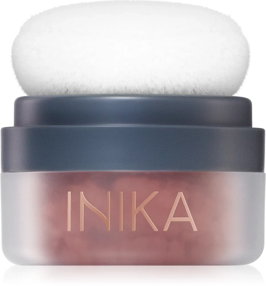 Румяна для лица INIKA Organic Puff Pot с лёгкой консистенцией, для естественного румянца, 3 г, оттенок Rosy Glow