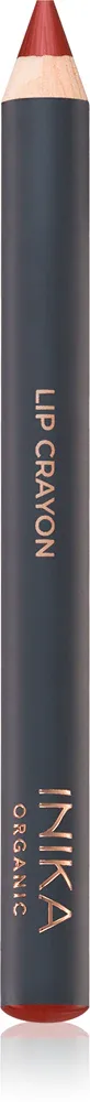 Карандаш для губ INIKA Organic Lipstick Crayon кремовый, стойкий, 3 г, оттенок Chilli Red