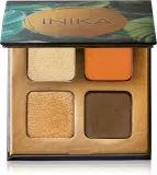 Палетка теней для век INIKA Organic Eyeshadow Palette Sunset с матовым и сатиновым эффектом, с зеркалом, 8 г — фото 1