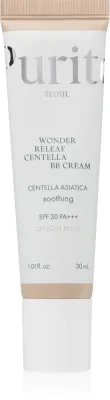 BB крем Purito Wonder Releaf Centella BB Cream с SPF 30, полуматовый, 30 мл, оттенок 21 Light Beige