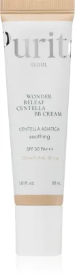 BB крем Purito Wonder Releaf Centella BB Cream с SPF 30, полуматовый, 30 мл, оттенок 23 Natural Beige