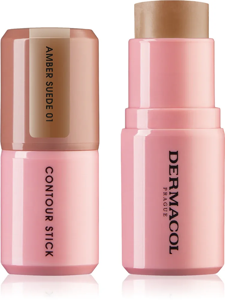 Бронзер для лица Dermacol Beauty Stick Contour стик, для контуринга, с маслом ши, 7 г, оттенок 01 Amber Suede