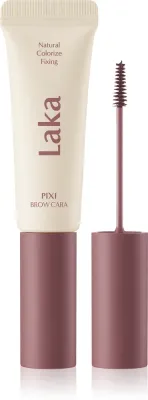 Тушь для бровей Laka Pixi Brow Cara моделирующая, со щёточкой, 8 г, оттенок 06 Rose Burgundy