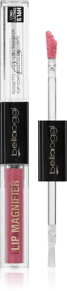 bellaoggi Lip Magnifier - Долговременная помада и блеск для губ 2 в 1, 2.7 мл, оттенок Pink Sugar