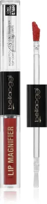bellaoggi Lip Magnifier - Долговременная помада и блеск для губ 2 в 1, 2.7 мл, оттенок Ruby Red