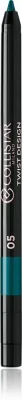 Карандаш для глаз Collistar Twist Design Eye Pencil матовый, насыщенного цвета, 0,54 г, оттенок 05 - Verde Smeraldo