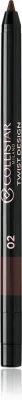 Карандаш для глаз Collistar Twist Design Eye Pencil матовый, насыщенного цвета, 0,54 г, оттенок 02 - Marrone Espresso