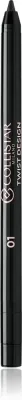 Карандаш для глаз Collistar Twist Design Eye Pencil матовый, насыщенного цвета, 0,54 г, оттенок 01 - Nero Eclisse