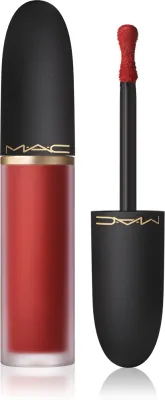 MAC Cosmetics Powder Kiss Lip + Cheek Mousse - Универсальный косметический продукт для макияжа губ и щек, 5 мл, оттенок Ruby Boo