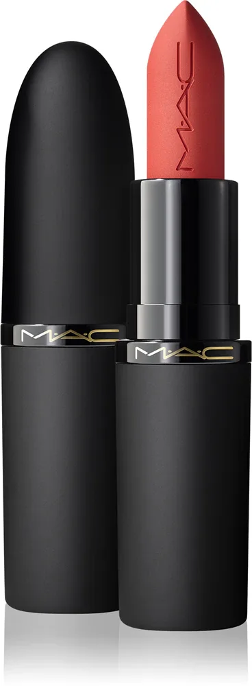 MAC Cosmetics Powder Kiss Hazy Matte - Матовая помада, 3.5 г, оттенок Brickthrough