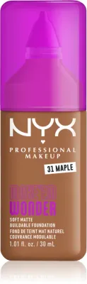 NYX Professional Makeup Make ‘Em Wonder - Легкий матирующий тональный крем, 30 мл, оттенок 31 Maple