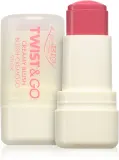 puroBIO Cosmetics Twist&Go - Румяна в креме в стике, 5 г, оттенок 04 Strawberry — фото 1