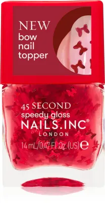 Лак для ногтей Nails Inc. 45 Second Speedy Gloss быстросохнущий, с эффектом блеска, 14 мл