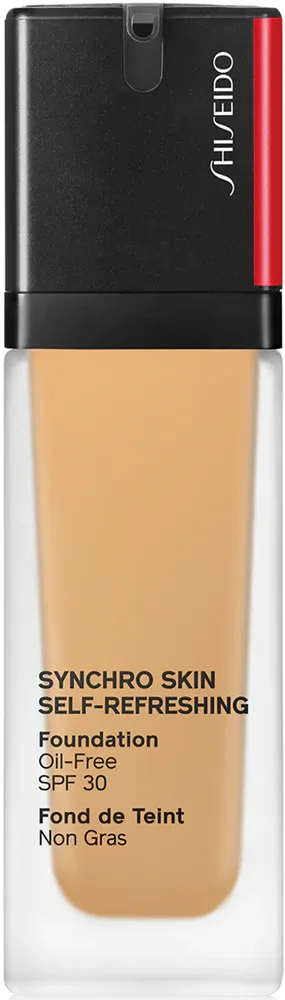 Shiseido Synchro Skin Self-Refreshing Foundation - Тональный крем с защитой SPF 30, 30 мл, оттенок 340 Oak
